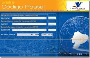 Código Postal Ecuador
